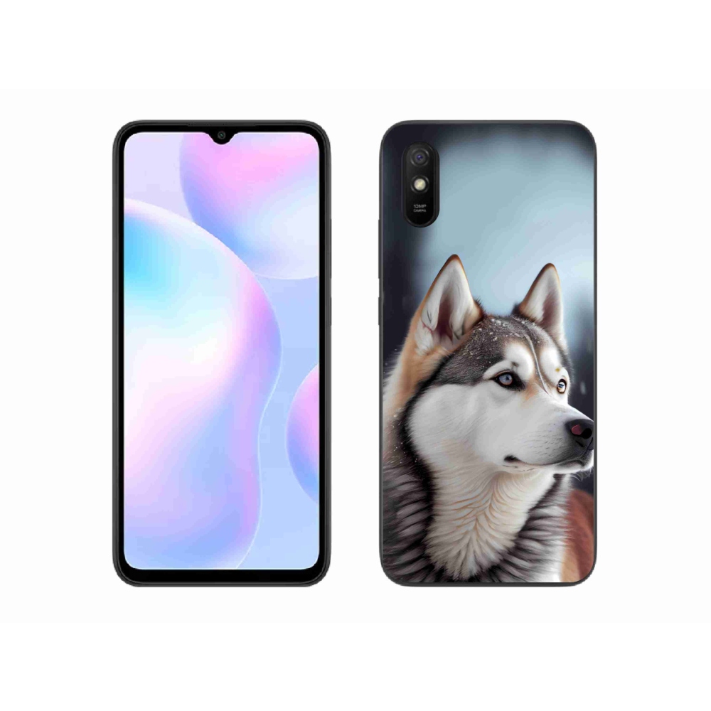 Gél borító mmCase a Xiaomi Redmi 9AT-hoz - Szibériai husky