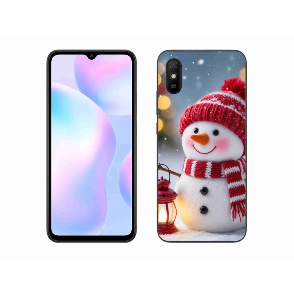 Gél borítás mmCase a Xiaomi Redmi 9AT-hoz - hóember 2