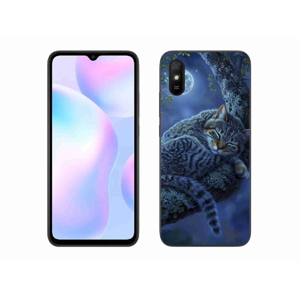 Gél borítás mmCase a Xiaomi Redmi 9AT-hoz - alvó macska