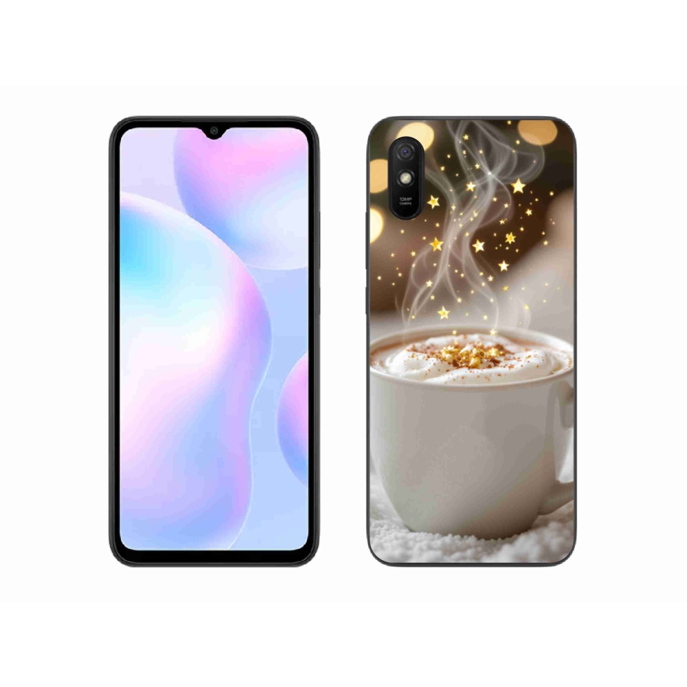 Gél borítás mmCase a Xiaomi Redmi 9AT-hoz - Karácsonyi forró ital
