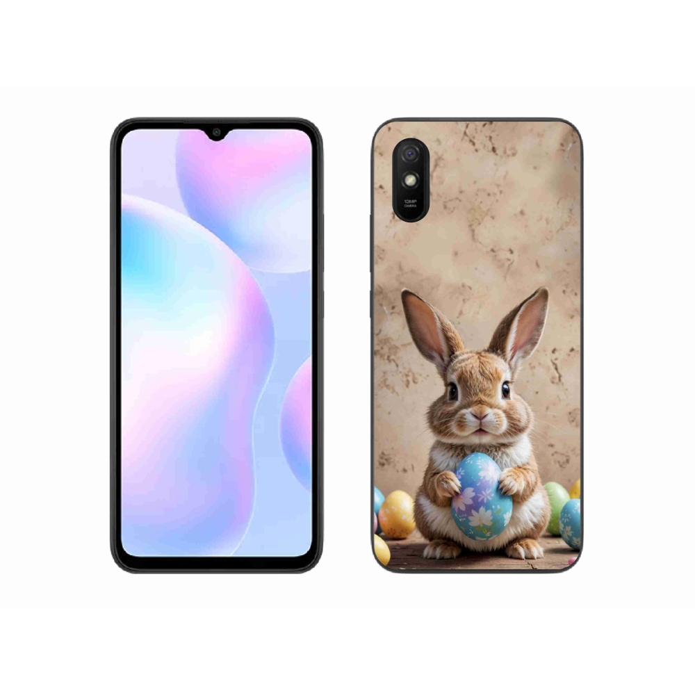 Gél borítás mmCase a Xiaomi Redmi 9AT számára - Húsvéti nyuszi