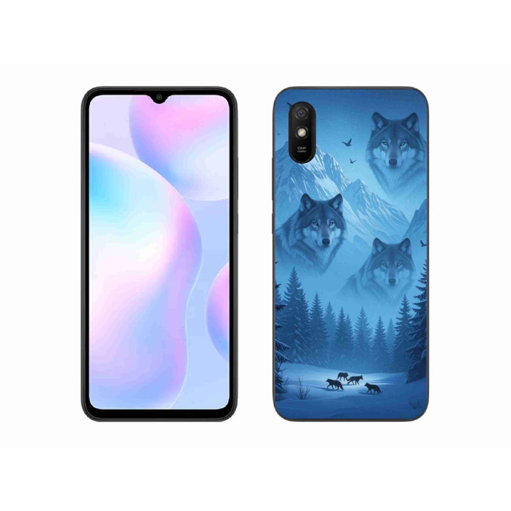 Gél borítás mmCase a Xiaomi Redmi 9AT-hoz - farkas csomag