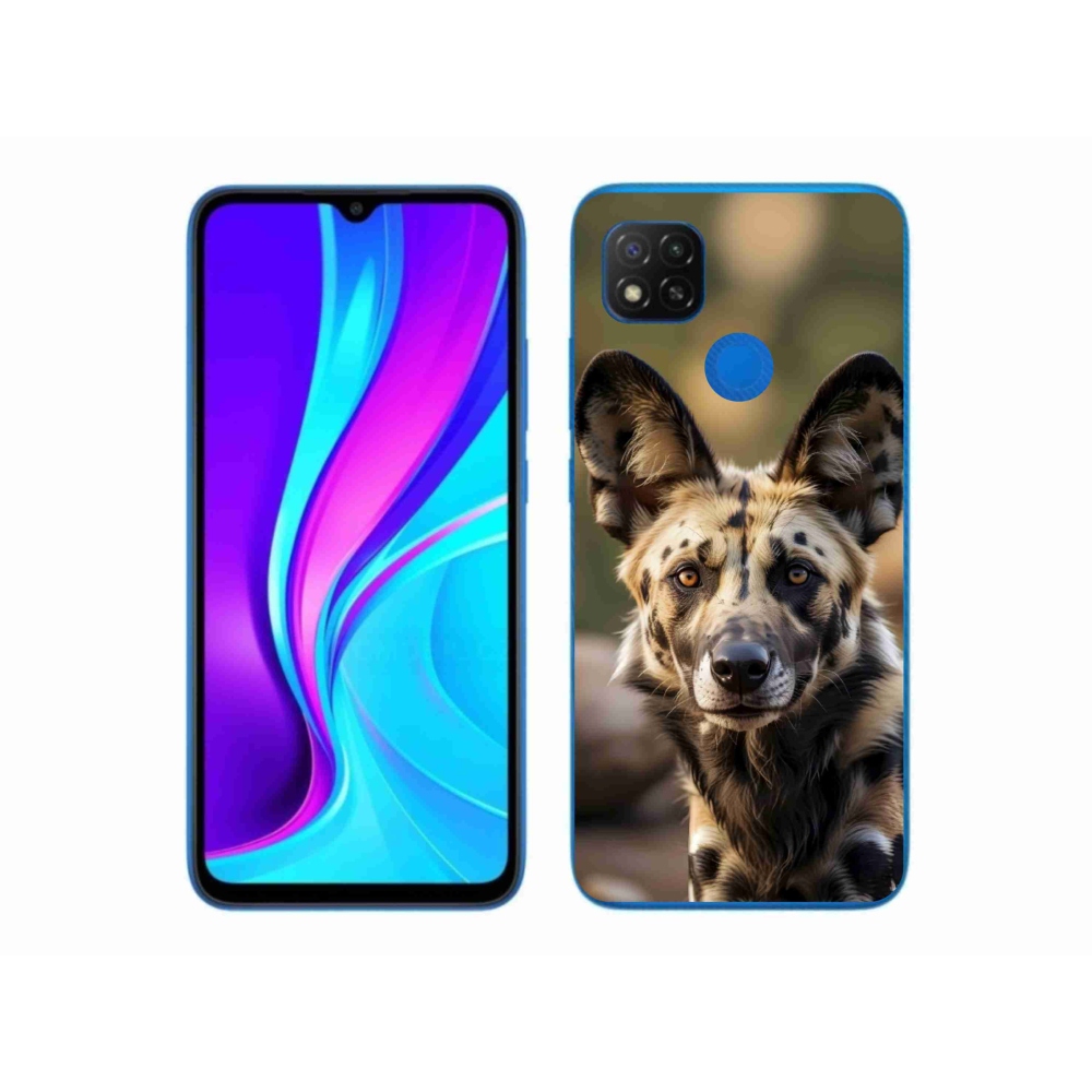 Gél borítás mmCase a Xiaomi Redmi 9C-hez - afrikai vadkutya
