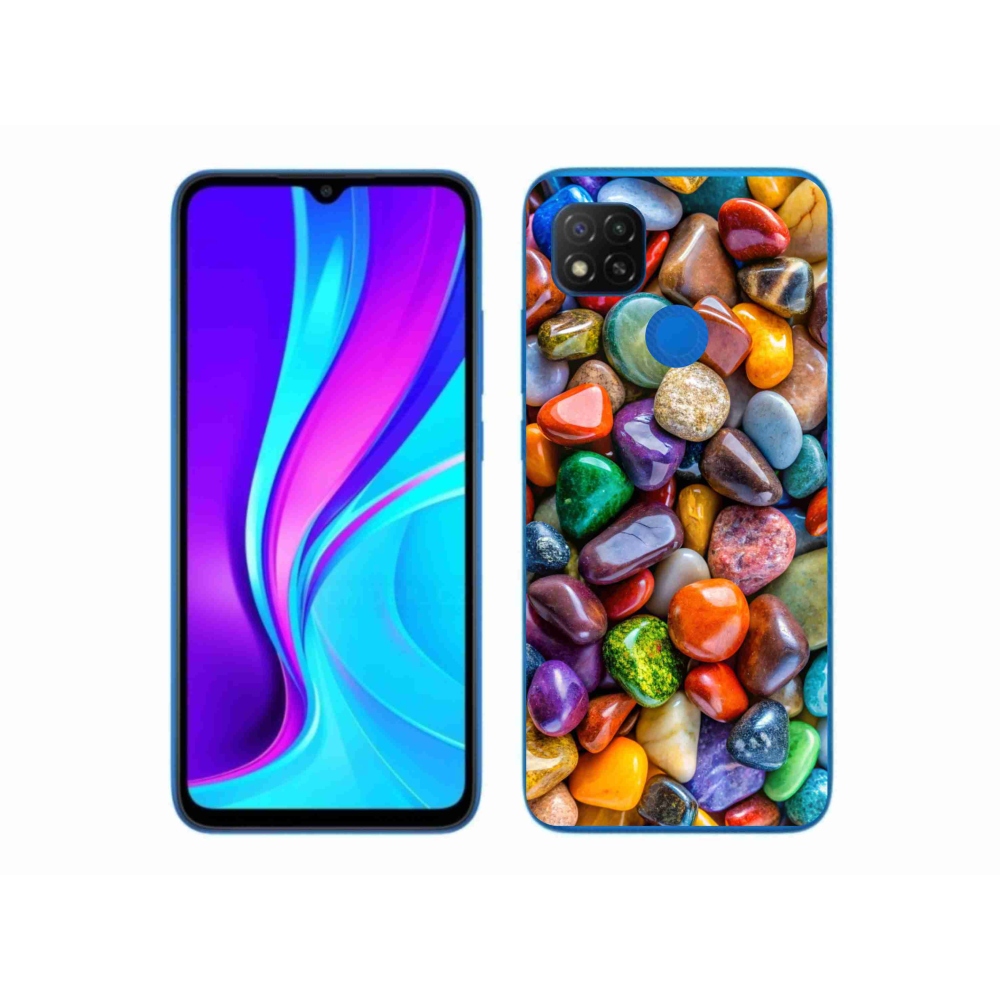 Gél borítás mmCase a Xiaomi Redmi 9C-hez - színes strasszkövek