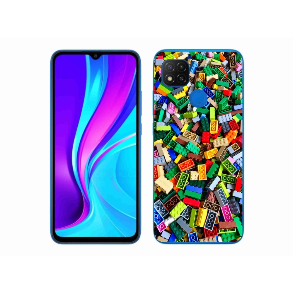 Gél borítás mmCase a Xiaomi Redmi 9C-hez - színes építőkockák