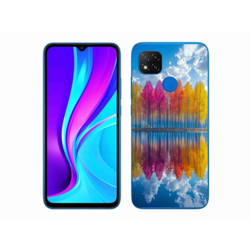 Gél borítás mmCase a Xiaomi Redmi 9C-hez - színes fák
