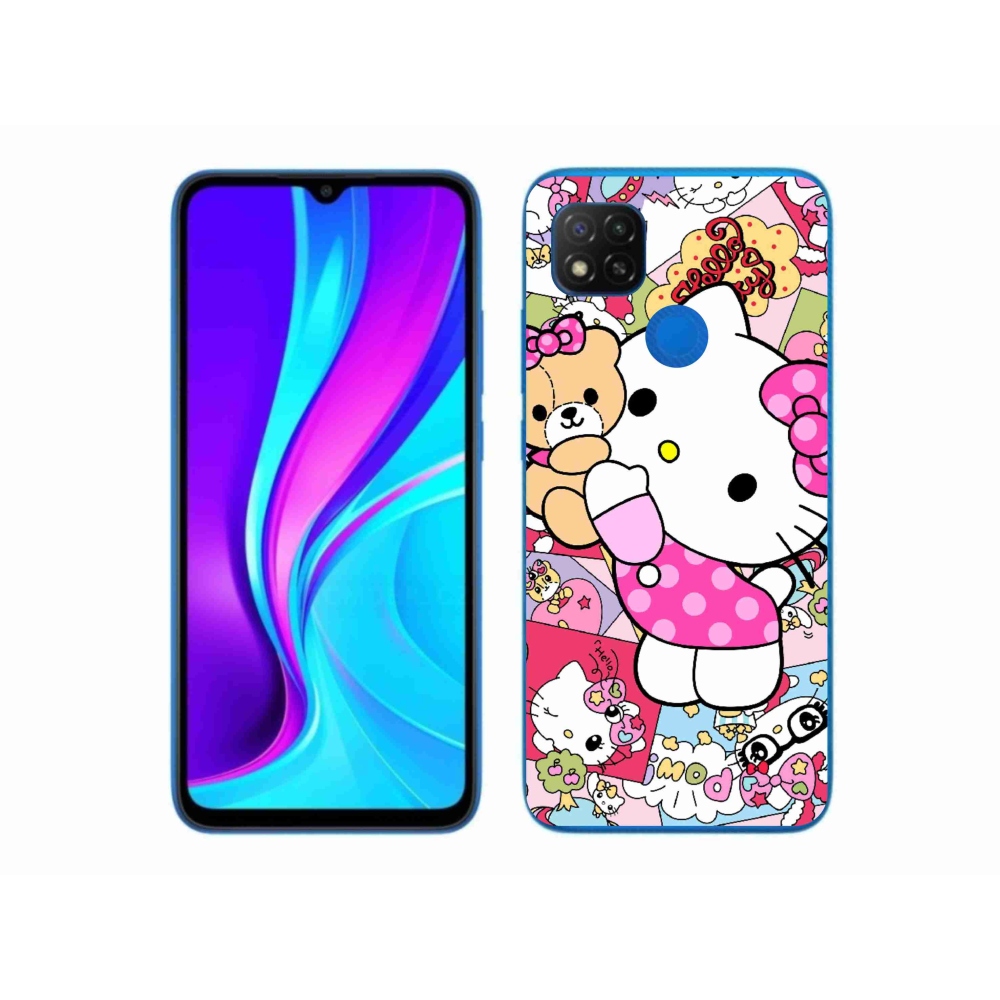 Gél borítás mmCase a Xiaomi Redmi 9C-hez - aranyos cica
