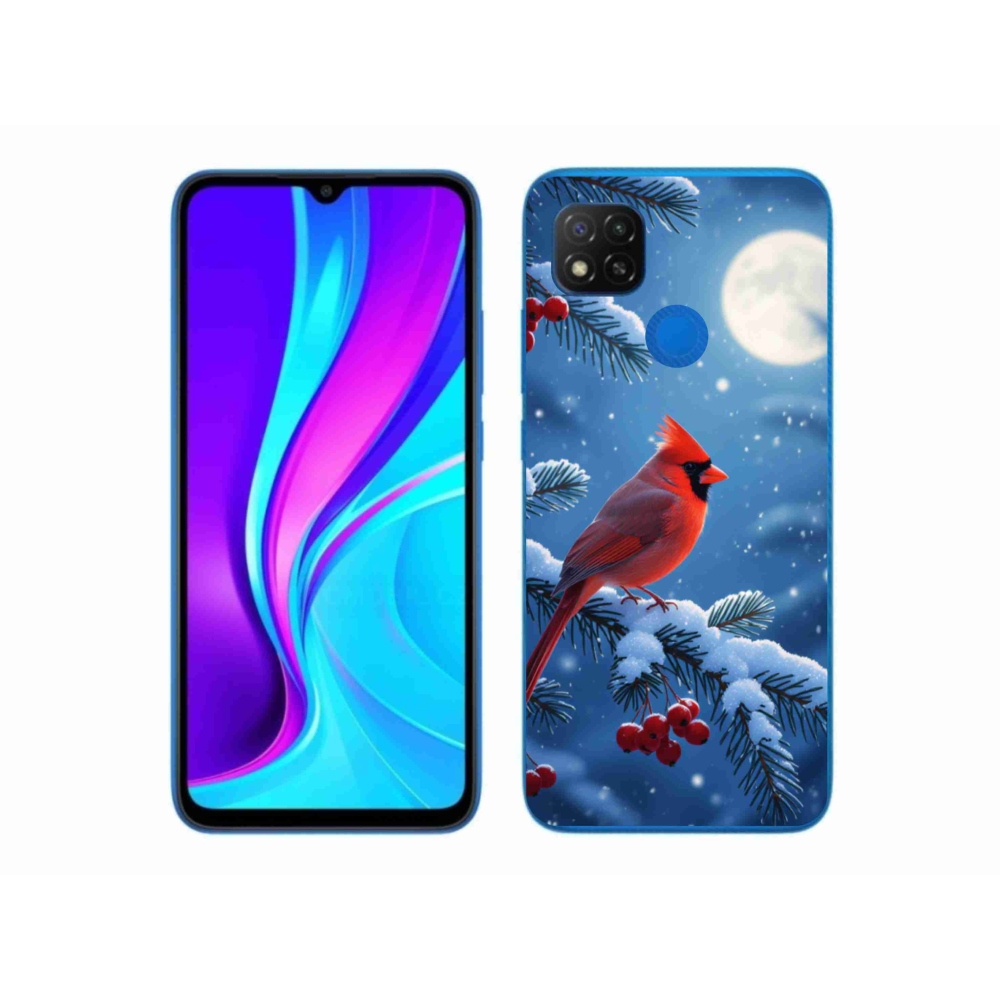 Gél borítás mmCase a Xiaomi Redmi 9C-hez - kardinálpiros színű