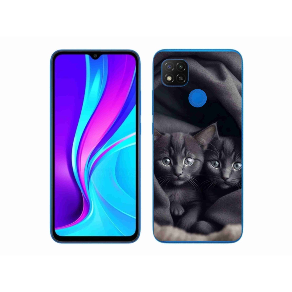 Gél borítás mmCase a Xiaomi Redmi 9C-hez - cat duo