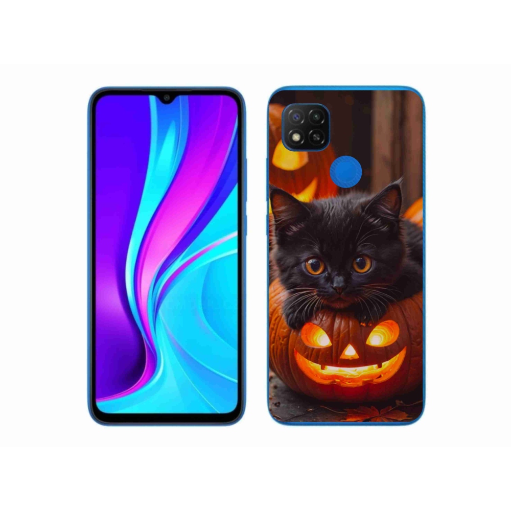 Gél borítás mmCase a Xiaomi Redmi 9C-hez - cica és tök