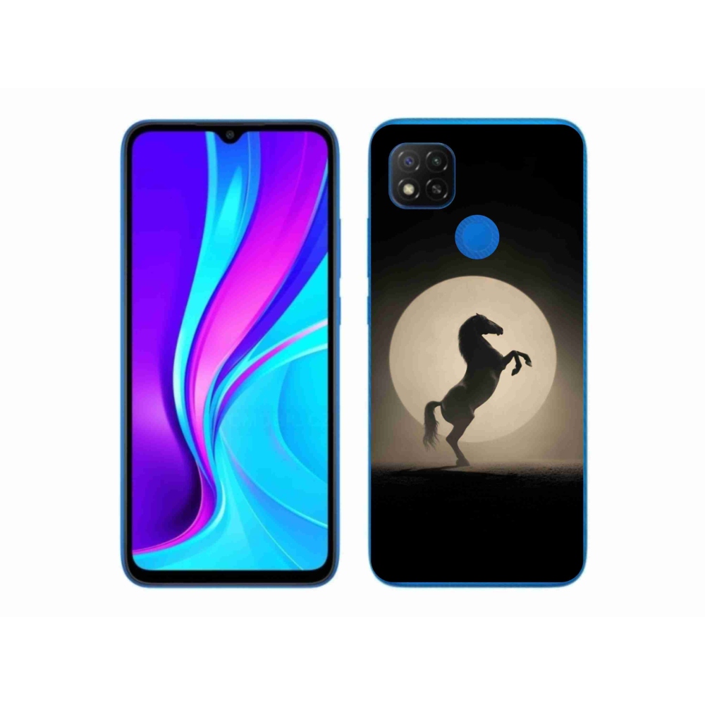 Gél borítás mmCase a Xiaomi Redmi 9C-hez - ló sziluettben