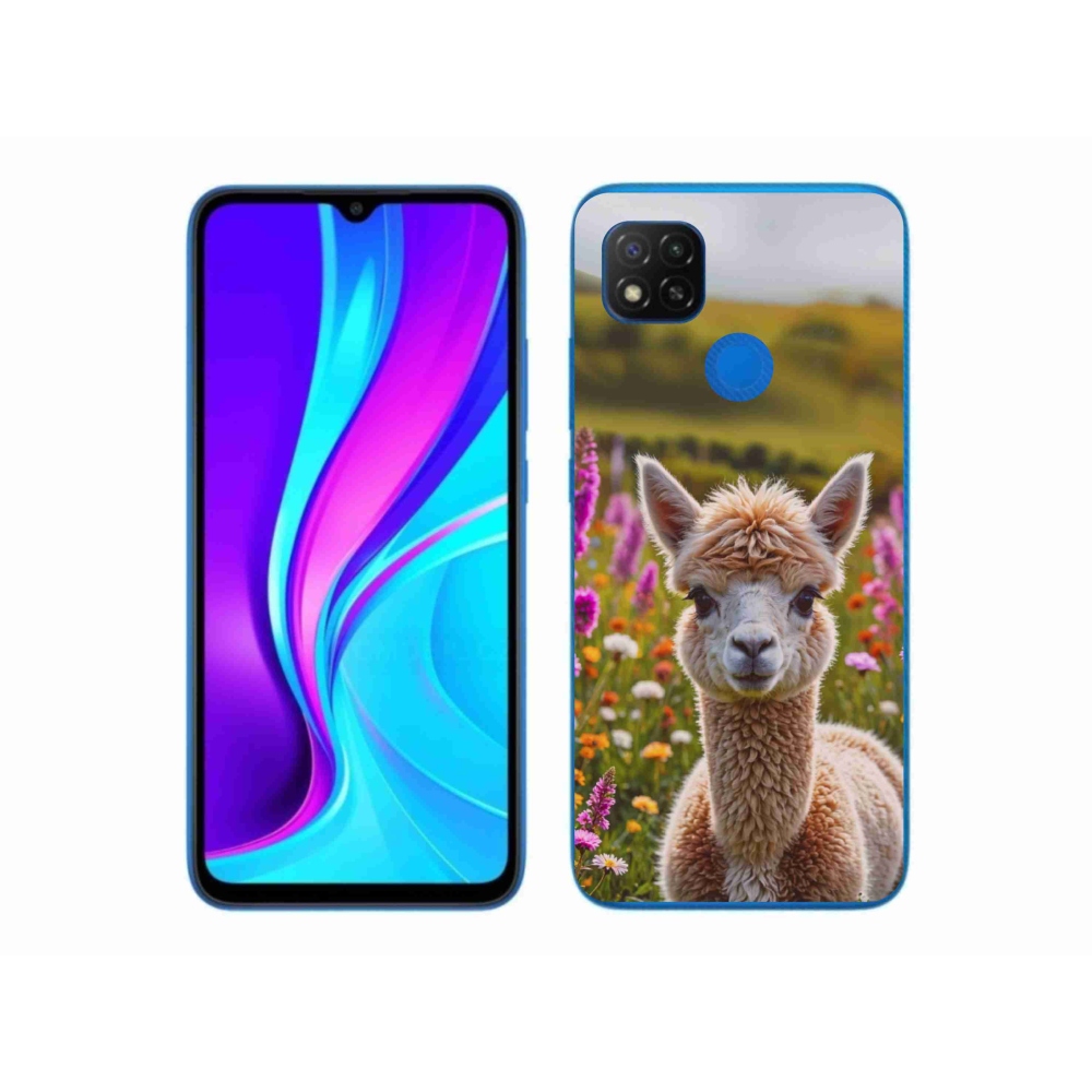Gél borítás mmCase a Xiaomi Redmi 9C-hez - láma a réten