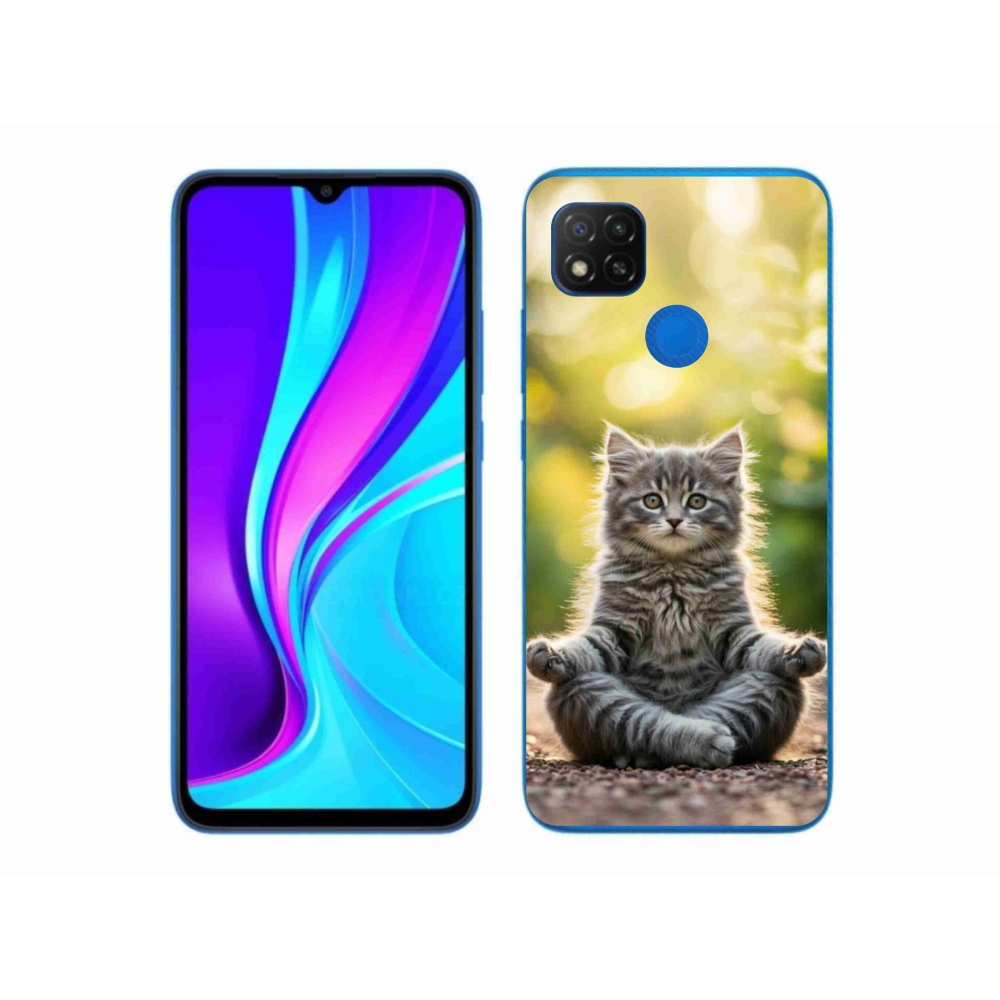 Gél borítás mmCase a Xiaomi Redmi 9C-hez - meditáló cica
