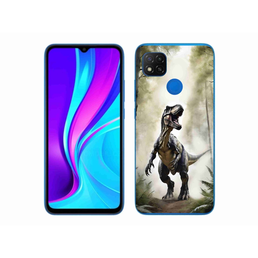 Gél borítás mmCase a Xiaomi Redmi 9C-hez - dühös T-Rex