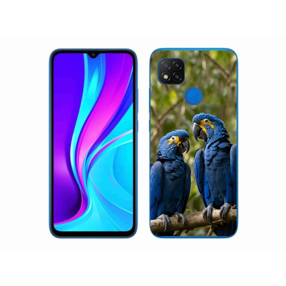 Gél borítás mmCase a Xiaomi Redmi 9C-hez - papagáj duó