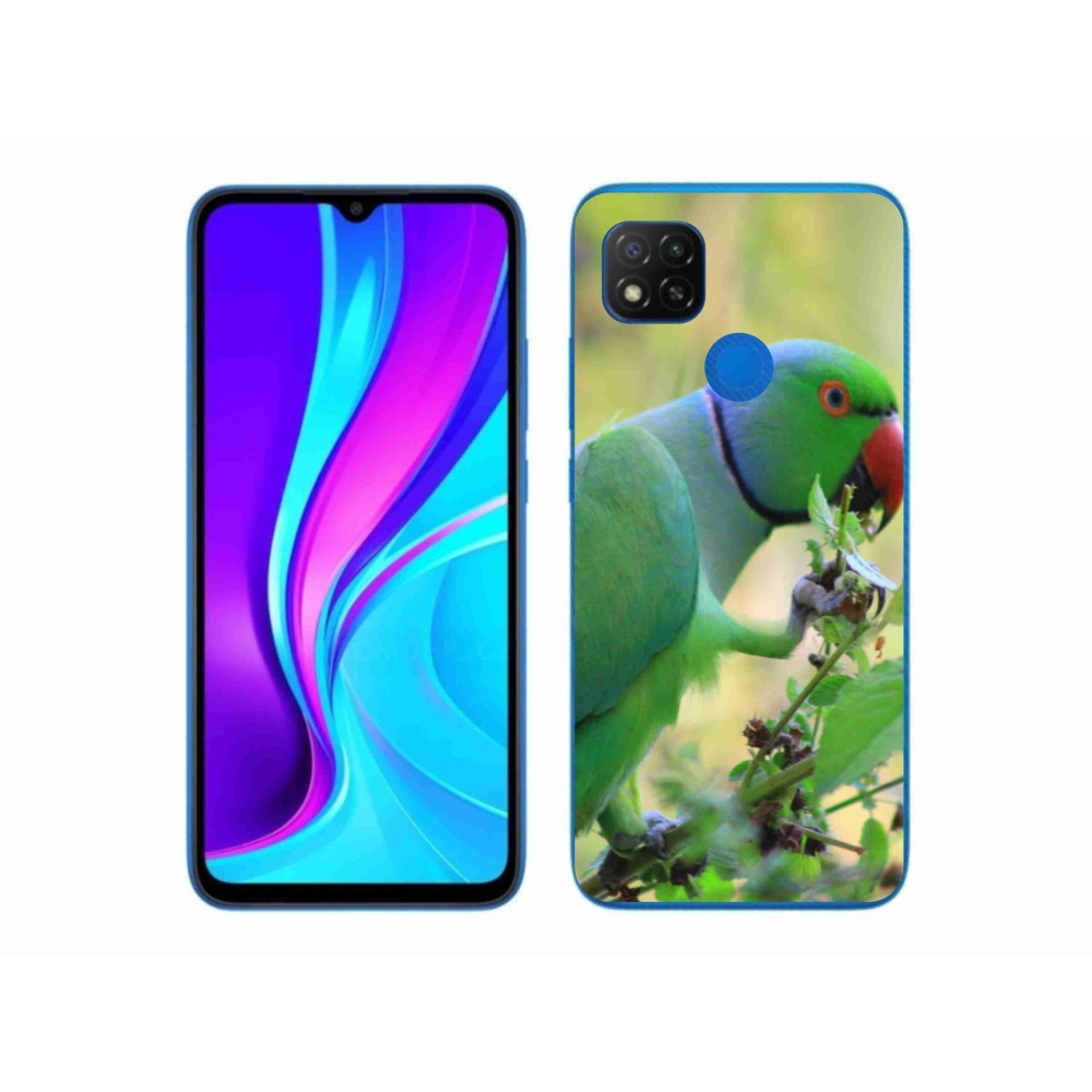 Gél borítás mmCase a Xiaomi Redmi 9C-hez - papagáj alexandr