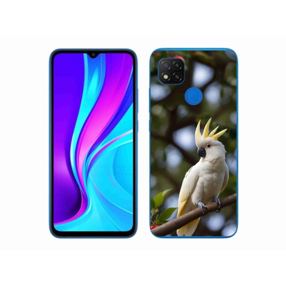 Gél borítás mmCase a Xiaomi Redmi 9C-hez - papagáj kakadu 3