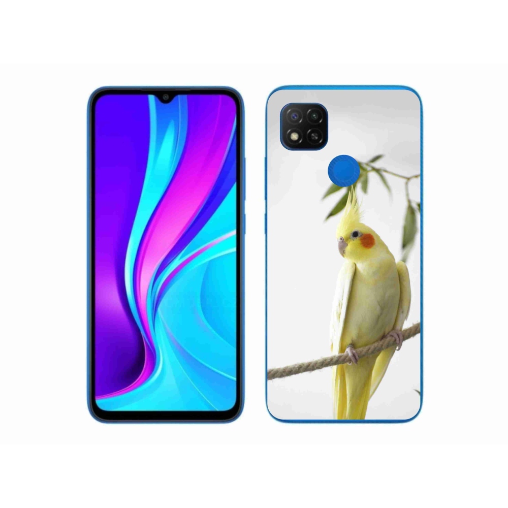 Gél borítás mmCase for Xiaomi Redmi 9C - papagáj korela chocholatá