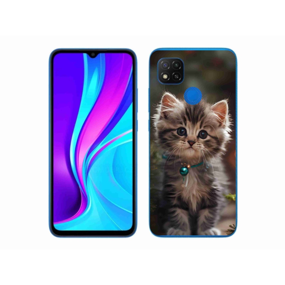 Gél borító mmCase a Xiaomi Redmi 9C-hez - aranyos cica 11