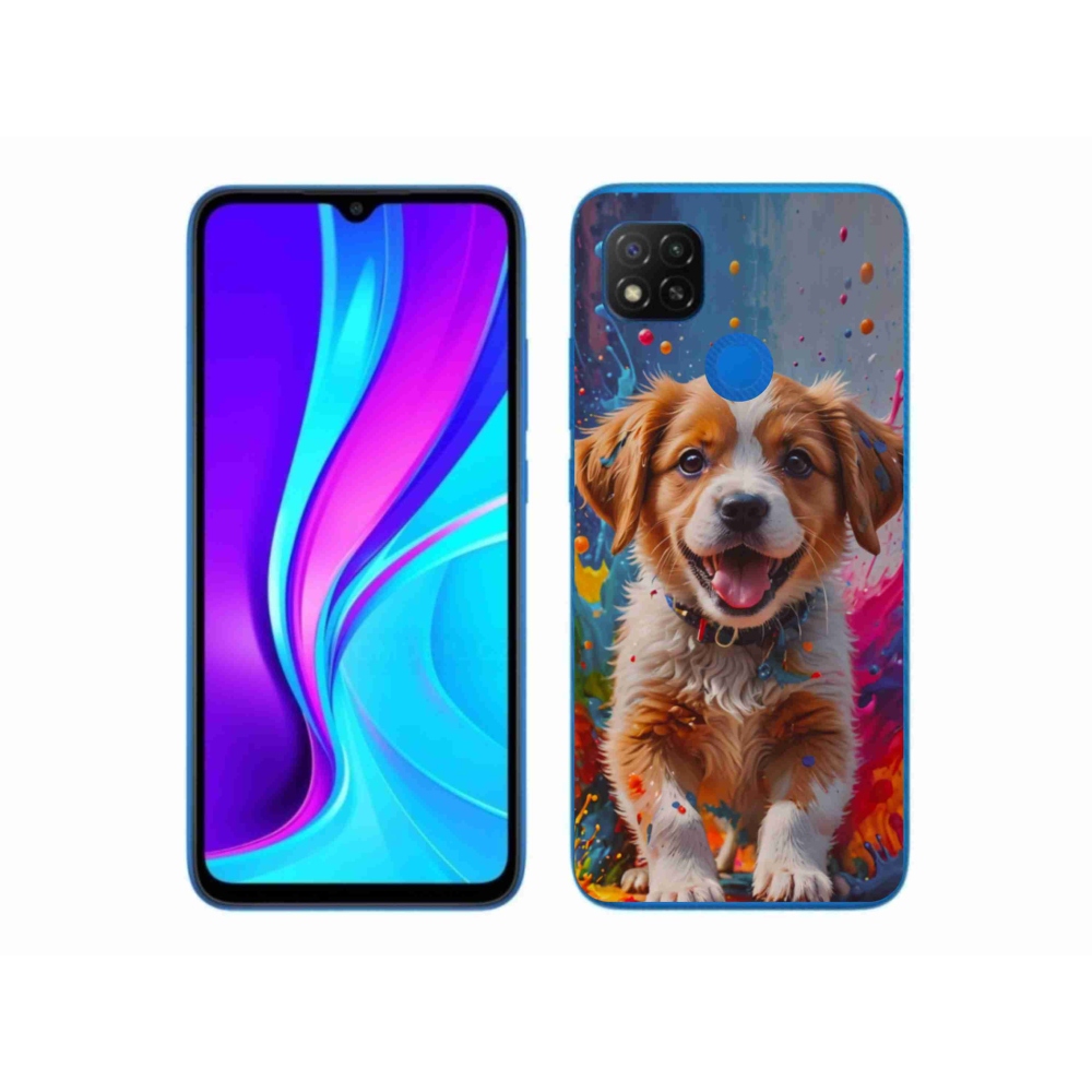 Gél borítás mmCase a Xiaomi Redmi 9C-hez - aranyos kiskutya 3