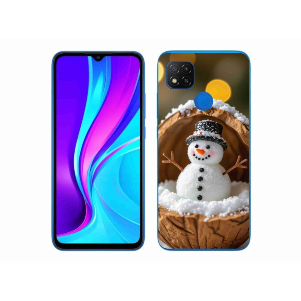 Gél borítás mmCase a Xiaomi Redmi 9C-hez - hóember 4