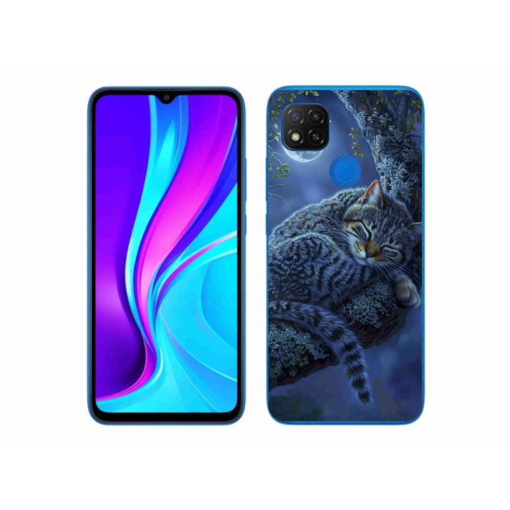 Gél borítás mmCase a Xiaomi Redmi 9C-hez - alvó macska