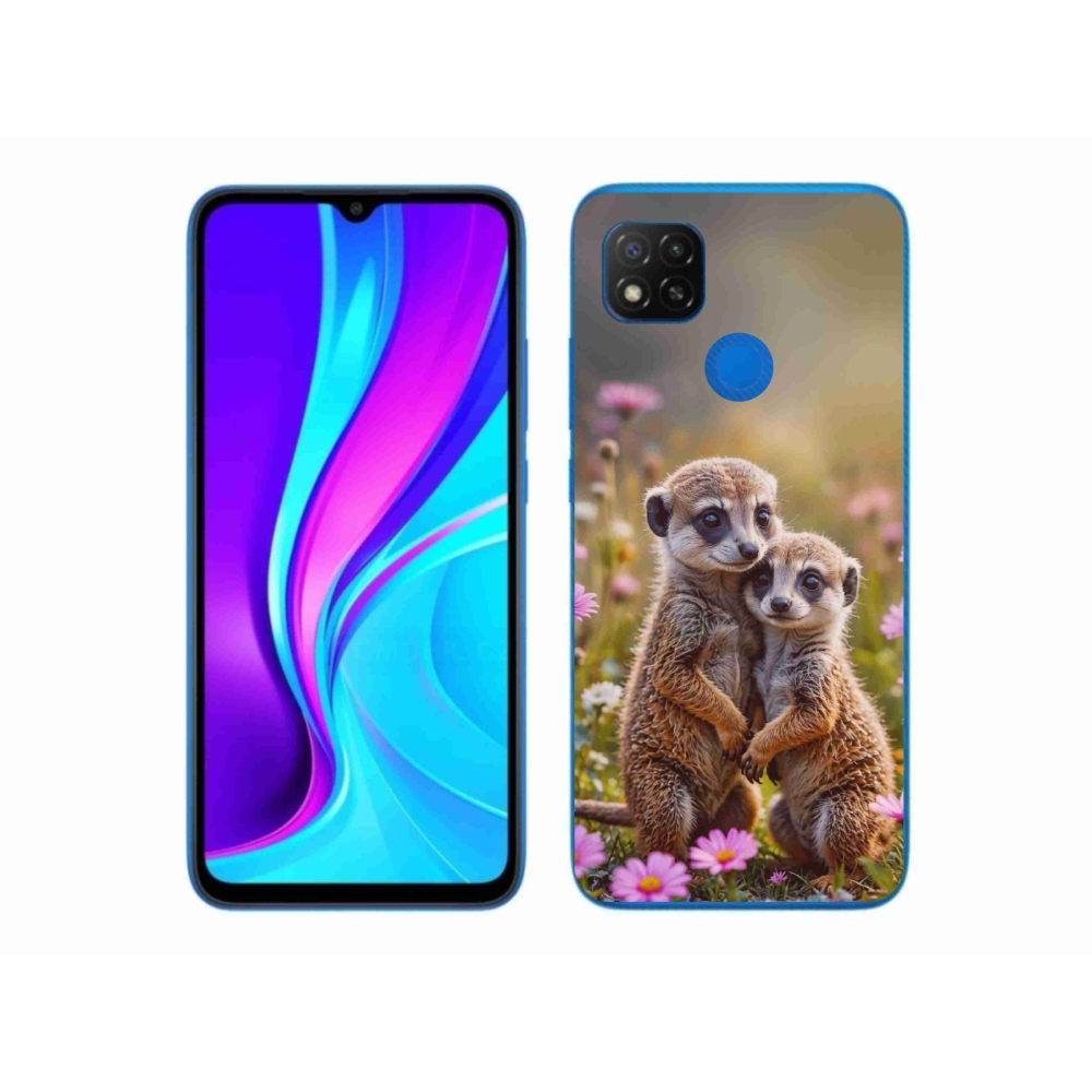 Gél borítás mmCase a Xiaomi Redmi 9C-hez - szurikátás duó