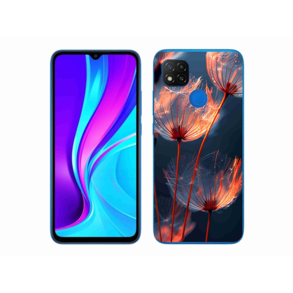 Gél borító mmCase a Xiaomi Redmi 9C-hez - világító pehely