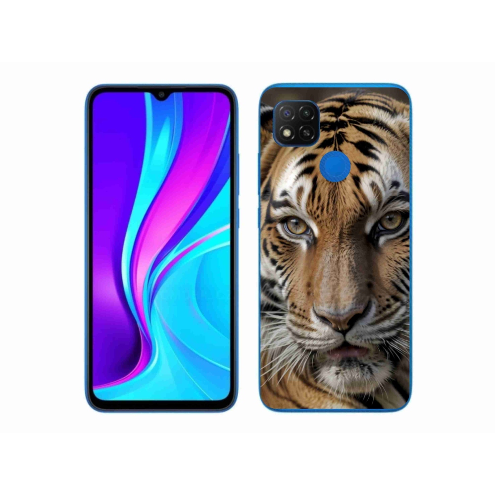 Gél borítás mmCase a Xiaomi Redmi 9C-hez - tigris nézet