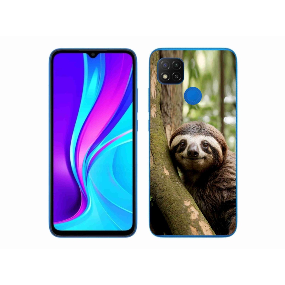 Gél borítás mmCase a Xiaomi Redmi 9C-hez - mosolygó lajhár
