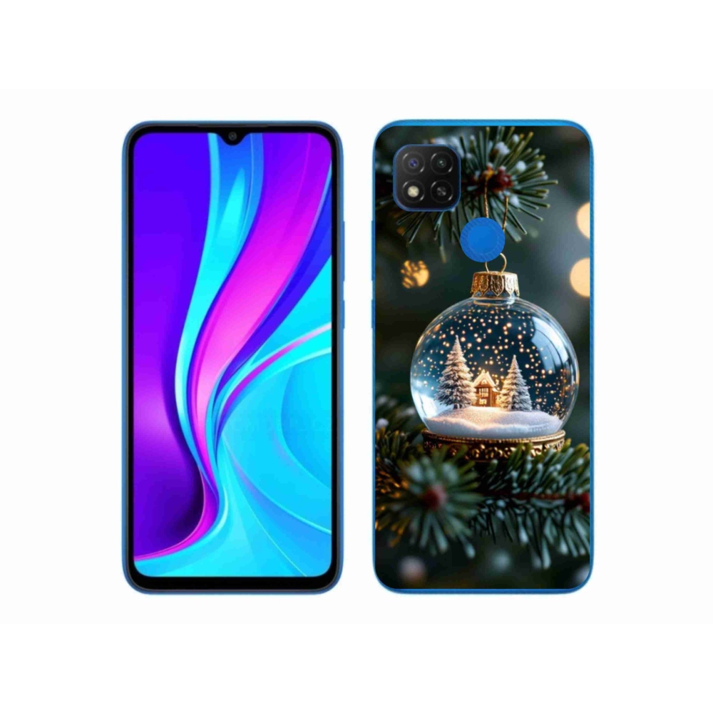 Gél borítás mmCase a Xiaomi Redmi 9C-hez - Karácsonyi gömbök 2