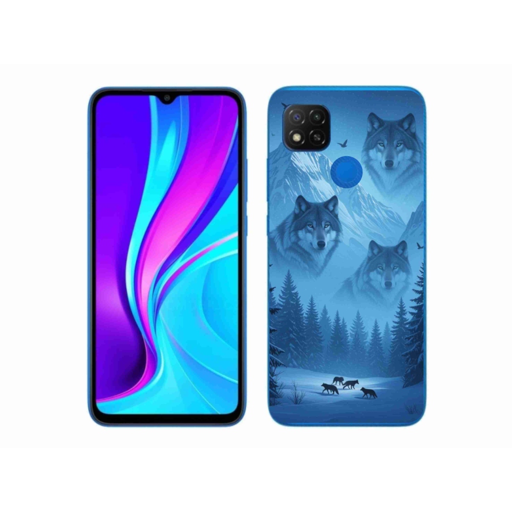 Gél borítás mmCase a Xiaomi Redmi 9C-hez - farkas csomag