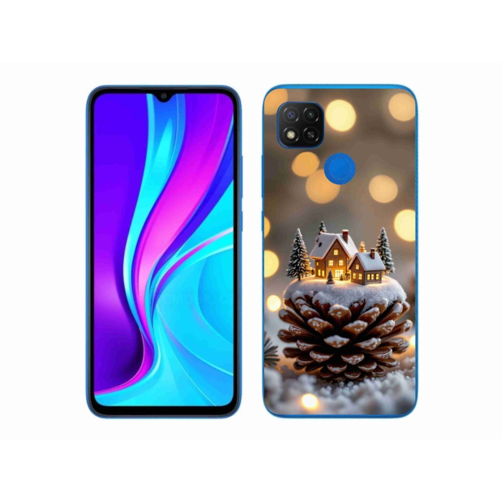 Gél borítás mmCase a Xiaomi Redmi 9C-hez - téli falu