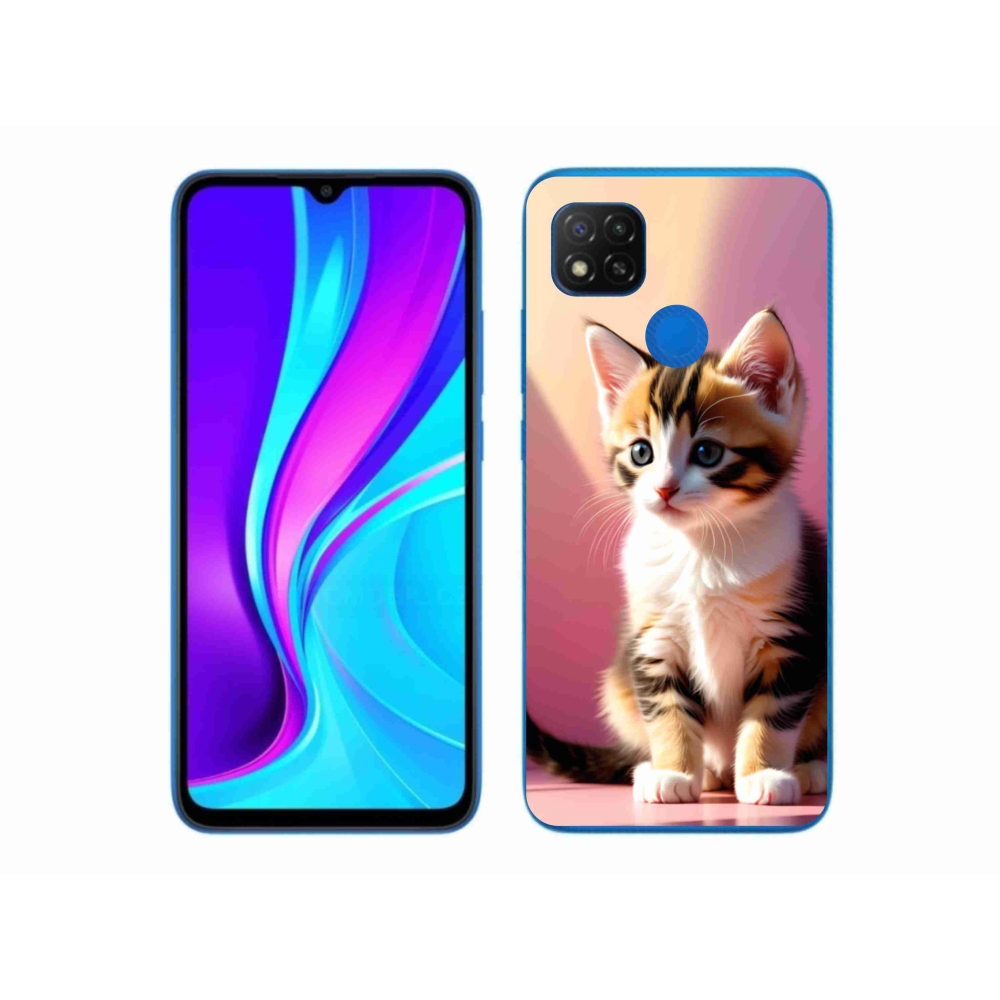 Gél borítás mmCase a Xiaomi Redmi 9C-hez - kíváncsi cica 2