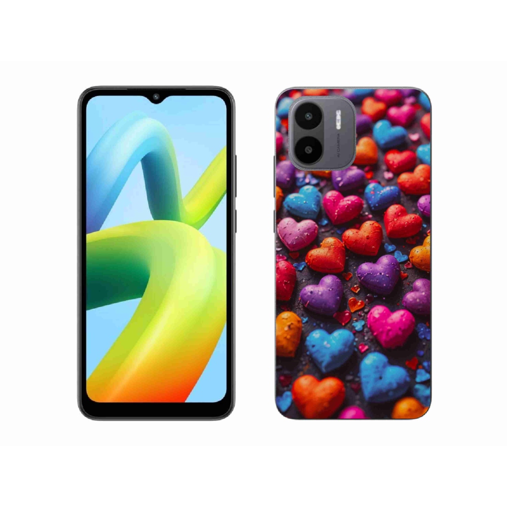 Gél borítás mmCase a Xiaomi Redmi A1 4G-hez - színes szív