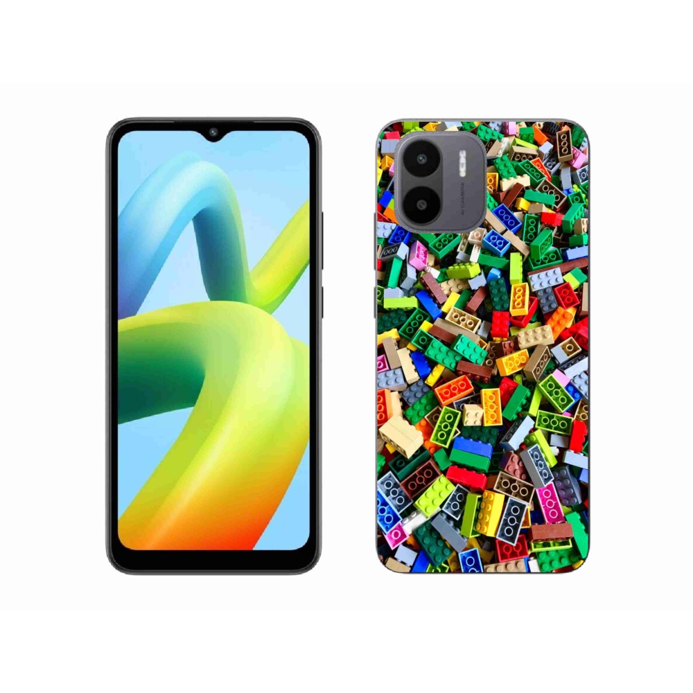 Gél borítás mmCase a Xiaomi Redmi A1 4G-n - színes építőelemek