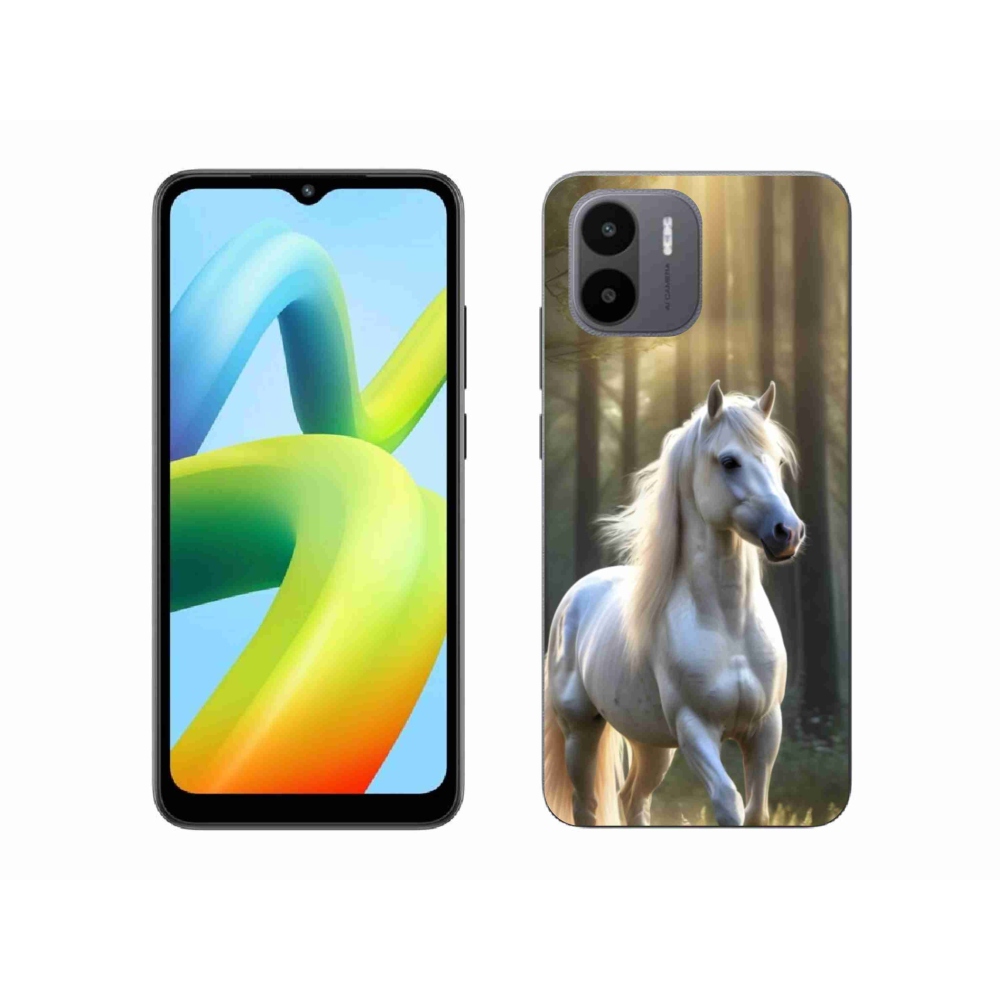 Gél borítás mmCase a Xiaomi Redmi A1 4G-hez - fehér ló 3