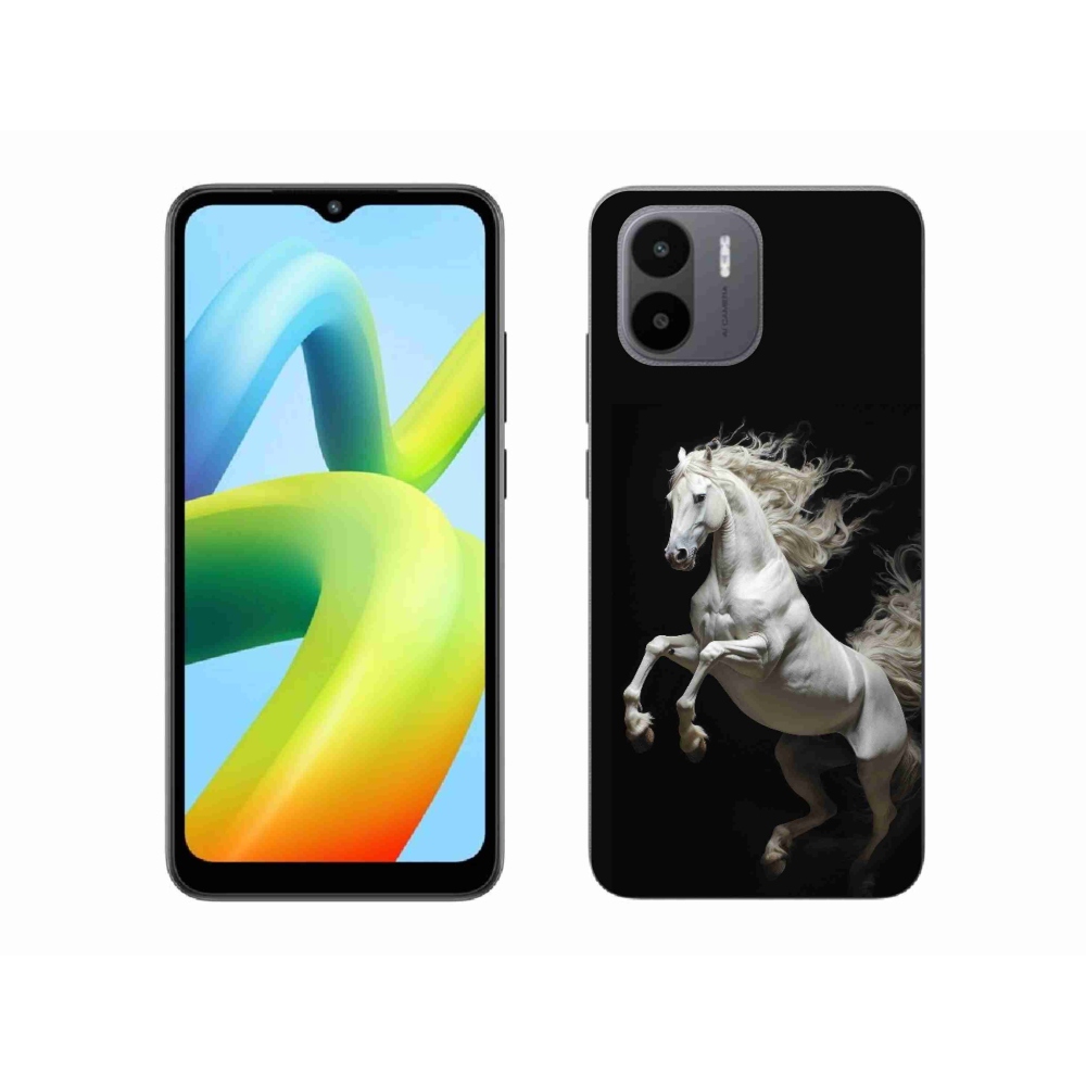 Gél borító mmCase a Xiaomi Redmi A1 4G - fehér ló 4