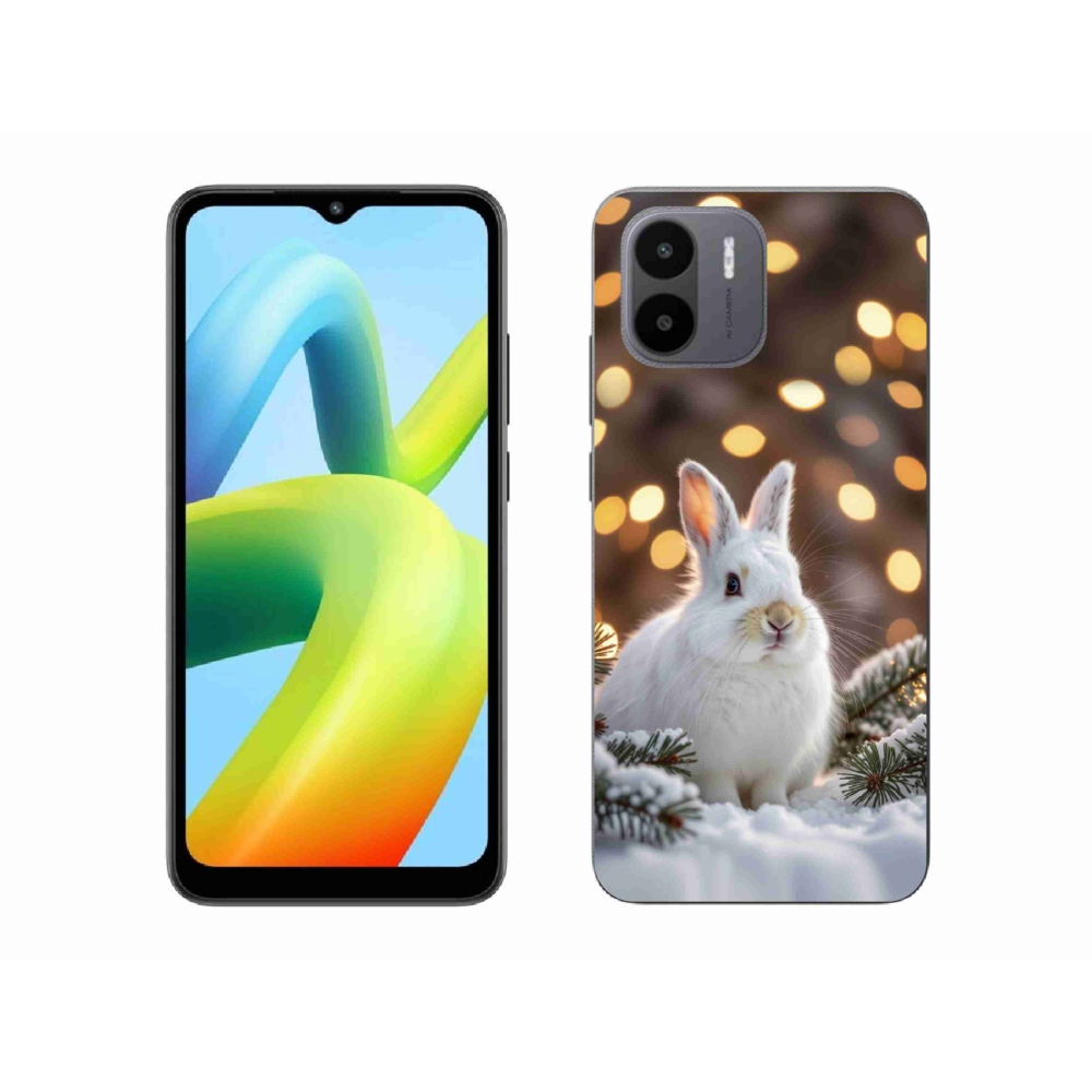 Gél borítás mmCase a Xiaomi Redmi A1 4G-hez - fehér nyúl