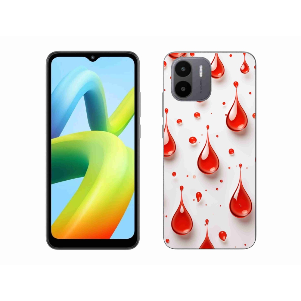 Gél borítás mmCase a Xiaomi Redmi A1 4G-hez - piros cseppek