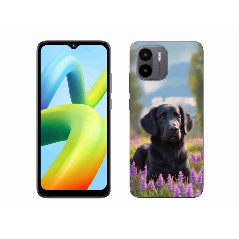 Gél borítás mmCase a Xiaomi Redmi A1 4G-hez - elegáns fekete retriever