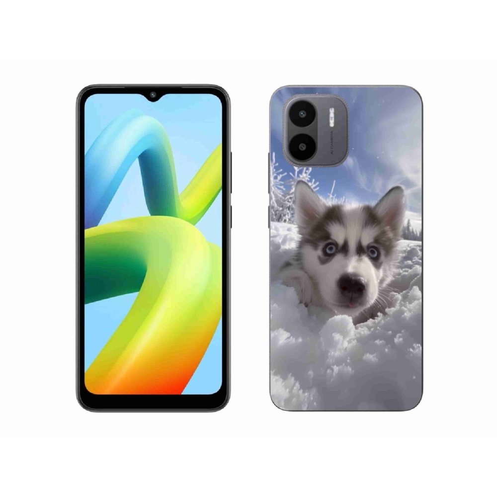 Gél borítás mmCase a Xiaomi Redmi A1 4G-hez - husky a hóban