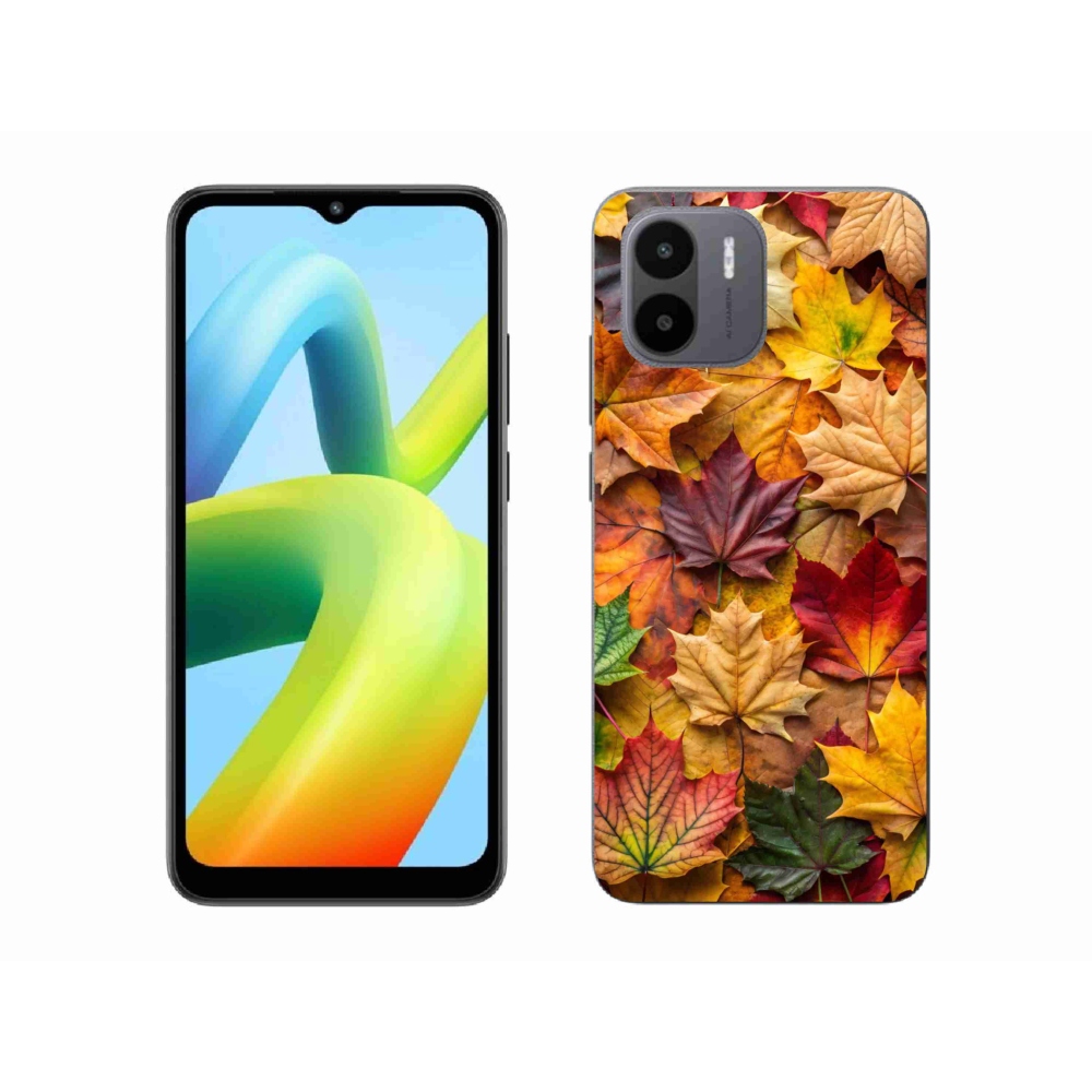 Gél borítás mmCase a Xiaomi Redmi A1 4G-hez - juharlevelek 2