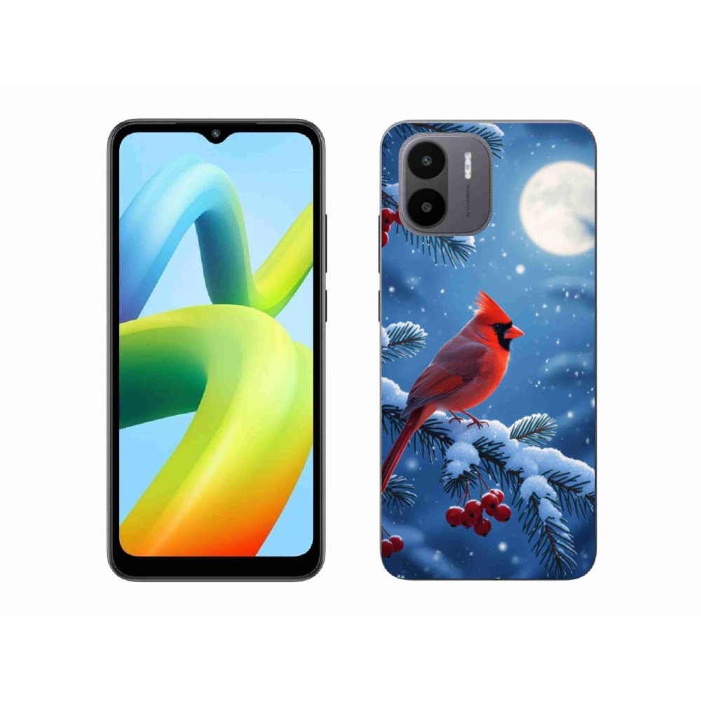 Gél borítás mmCase a Xiaomi Redmi A1 4G készülékhez - kardinálpiros színű