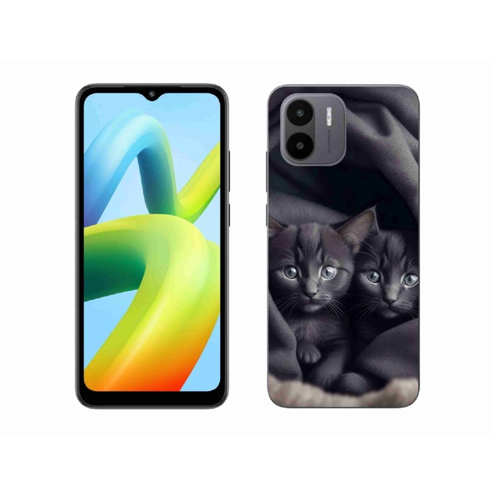 Gél borítás mmCase a Xiaomi Redmi A1 4G - cat duo számára