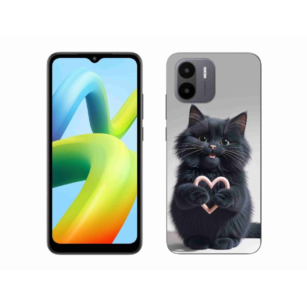 Gél borító mmCase a Xiaomi Redmi A1 4G-hez - macska szeretet 3