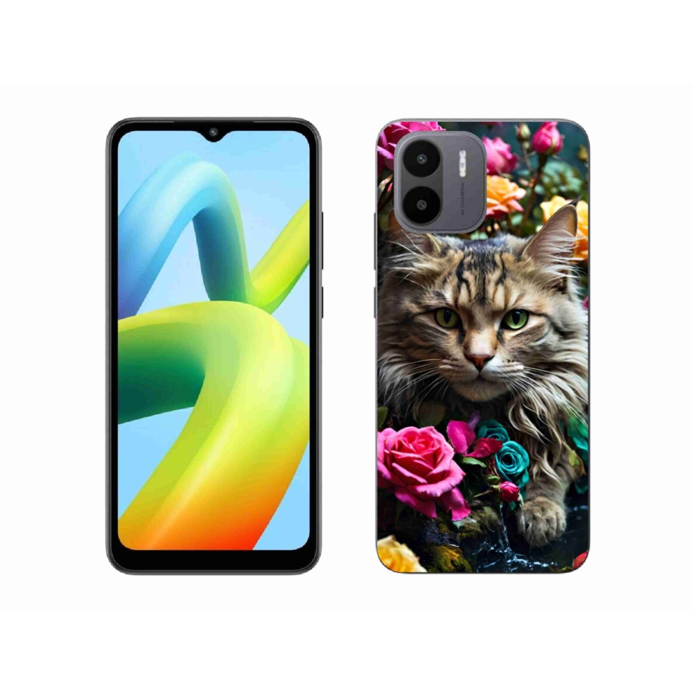 Gél borítás mmCase a Xiaomi Redmi A1 4G-hez - macskaszem nézet 2