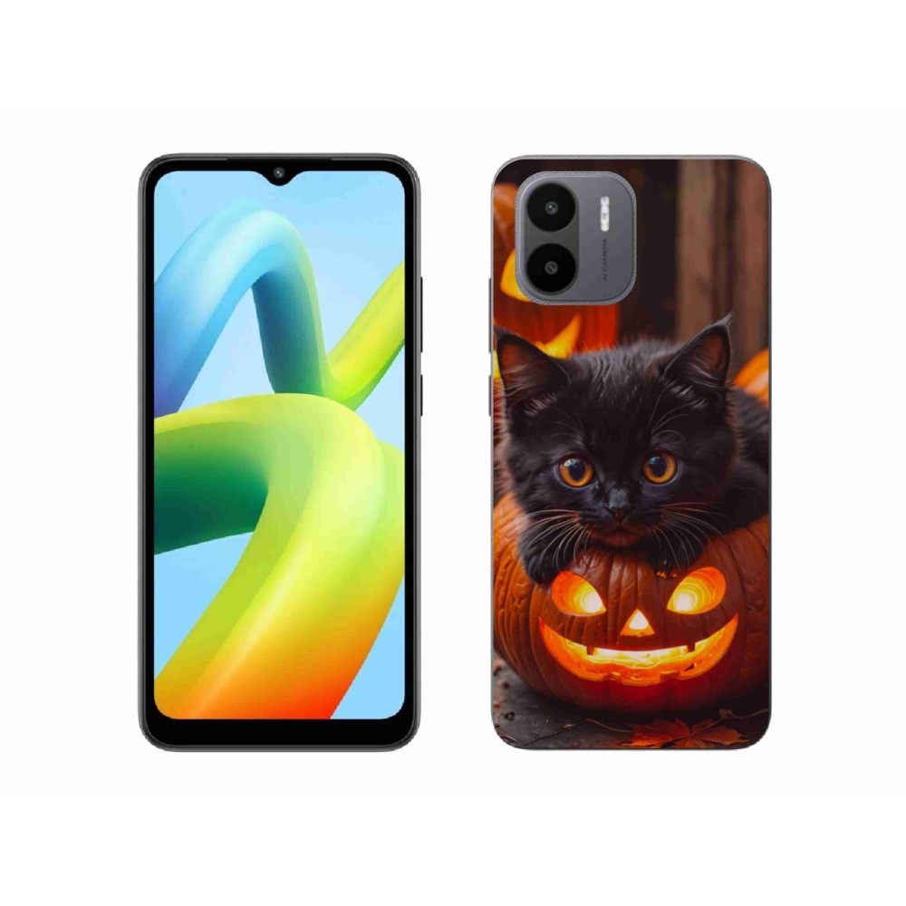 Gél borítás mmCase a Xiaomi Redmi A1 4G-hez - cica és tök