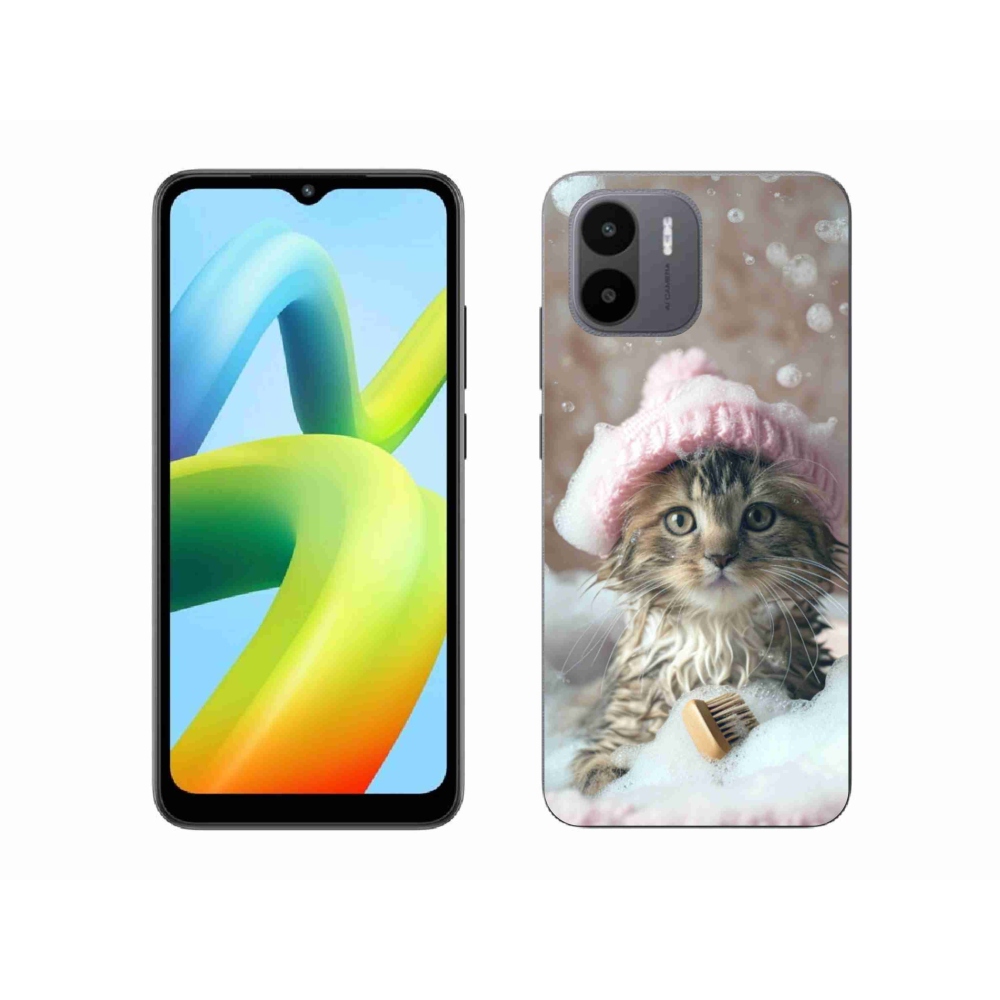 Gél borítás mmCase a Xiaomi Redmi A1 4G-hez - cica és fürdő