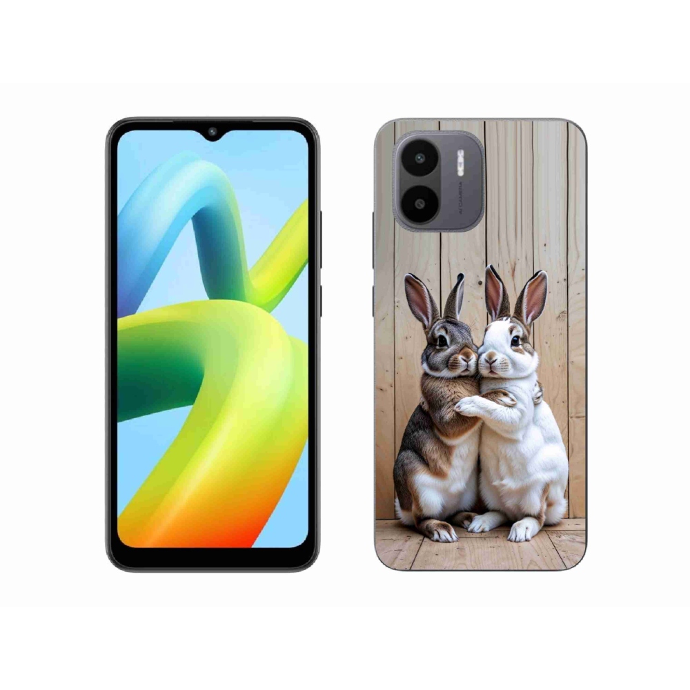 Gél borítás mmCase a Xiaomi Redmi A1 4G-hez - nyúl pár